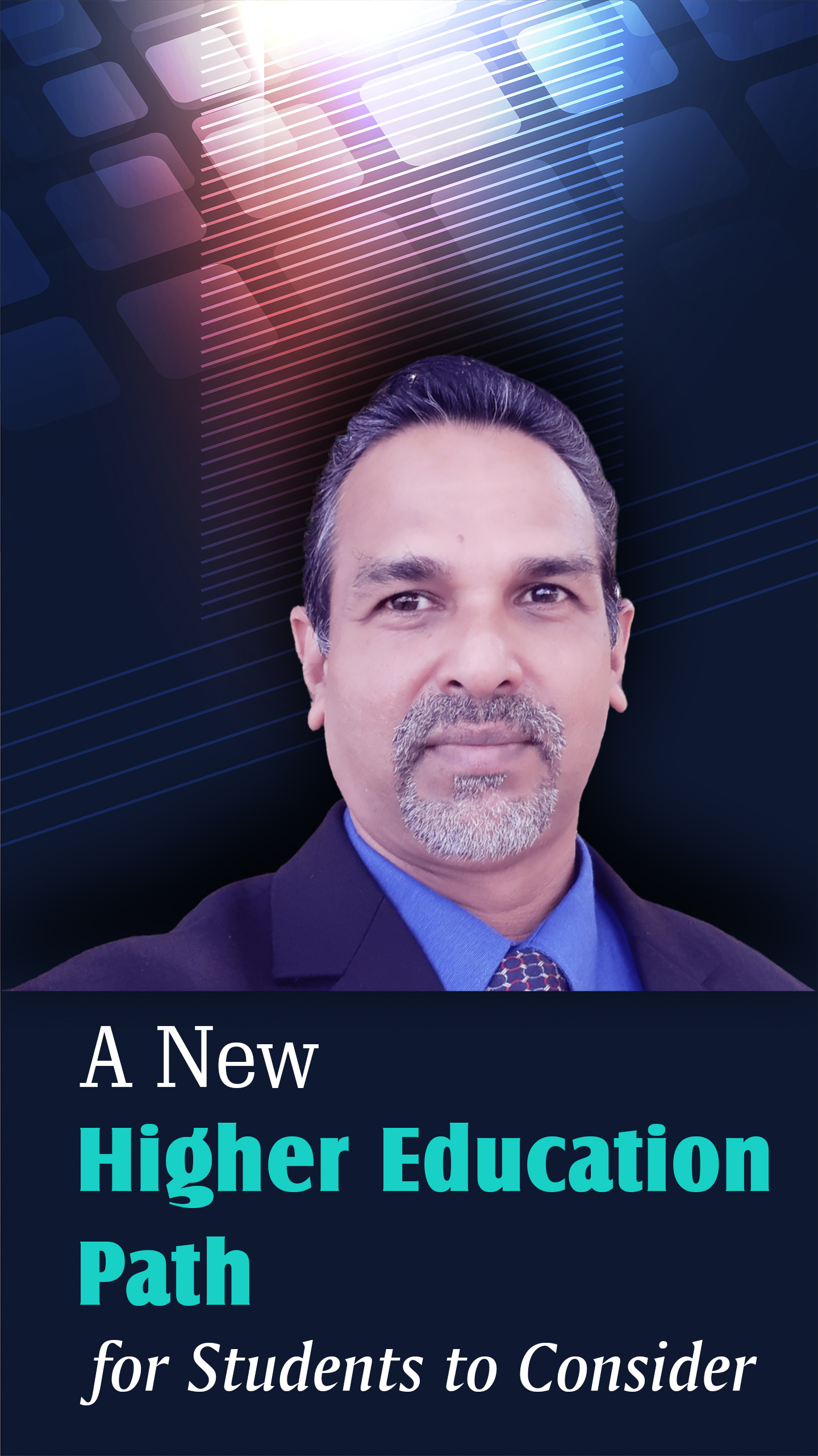 Inspiring educational banner template psd with girl in superhero costume background